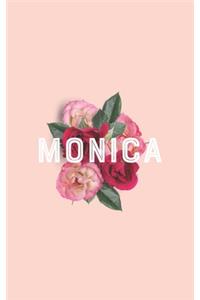 MONICA 2020 Weekly Monthly Planner Book, Planner 2020, Personalized 2020 Planner for MONICA A beautiful