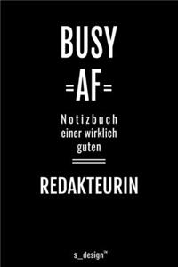 Notizbuch für Redakteure / Redakteur / Redakteurin