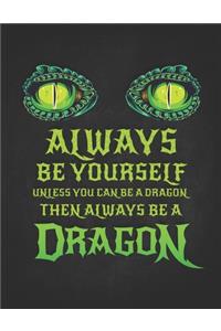Always Be Yourself Unless You Can Be A Dragon Then Always Be A Dragon
