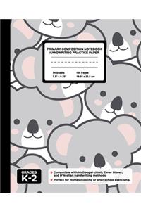 Primary Composition Notebook Handwriting Practice Paper