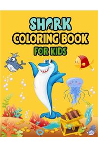 Shark Coloring Book For kids