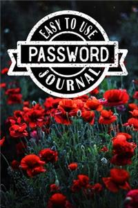 Easy to Use Password Journal