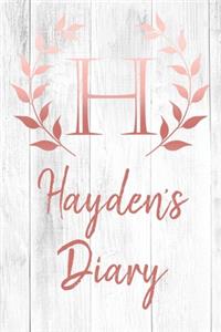 Hayden's Diary