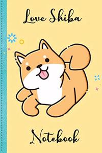 Love Shiba Puppy Notebook Volume 1