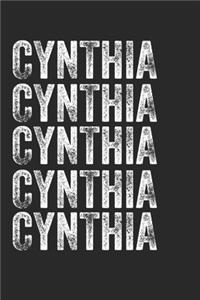 Name CYNTHIA Journal Customized Gift For CYNTHIA A beautiful personalized