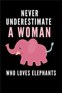 Never underestimate a woman who loves elephants