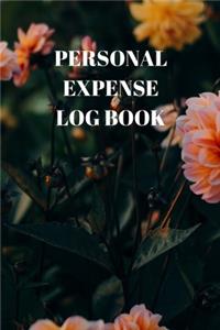 Personal Expense Log Book: 110 Pages of 6 X 9 Inch Daily Record of Your Daily Expenses