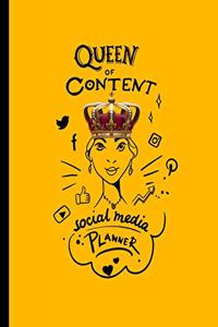 Queen of Content Social Media Planner