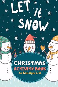Christmas Activity Book for Kids Ages 4-8