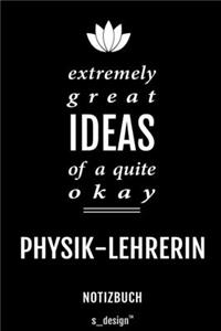 Notizbuch für Physik-Lehrer / Physik-Lehrerin