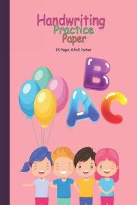 Handwriting Practice Paper-ABC kids
