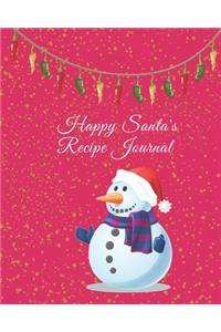 Happy Santa's Recipe Journal