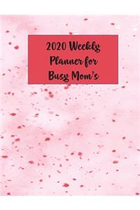 2020 Weekly Planner for Busy Mom's