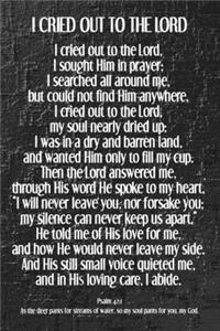 I Cried Out To The Lord