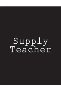 Supply Teacher