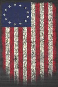 Betsy Ross American Flag Notebook