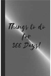 Things to Do for 366 Days