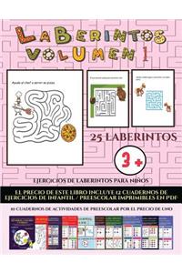 Ejercicios de laberintos para niños (Laberintos - Volumen 1)