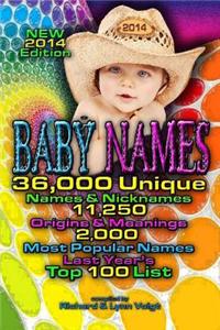 Baby Names - 2014 Edition