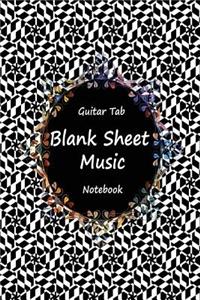 Guitar Tab Blank Sheet Music Notebook