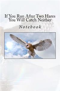 If You Run After Two Hares You Will Catch Neither