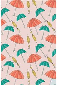 Journal Notebook Umbrellas Pattern 3