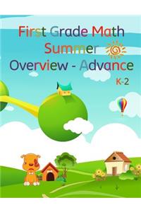 First Grade Math, Summer Overview - Advance