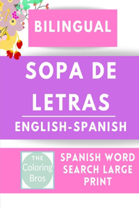 Spanish Word Search Large Print