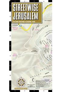 Streetwise Jerusalem Map - Laminated City Center Street Map of Jerusalem, Israel