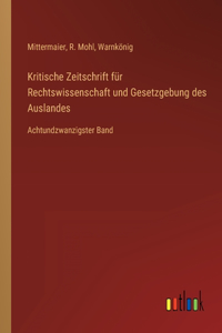 Kritische Zeitschrift für Rechtswissenschaft und Gesetzgebung des Auslandes