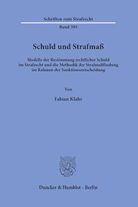 Schuld Und Strafmass