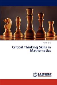 Critical Thinking Skills in Mathematics