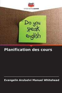Planification des cours
