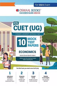 Oswaal NTA CUET (UG) 10 Mock Test Papers Economics For 2024 Exam