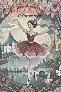 Ballerina coloring book