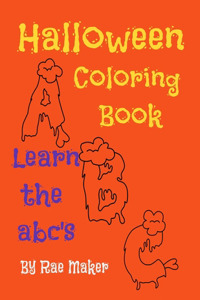 Halloween Coloring Book Learn the Abc's