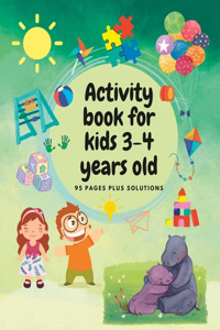 Activity Book For 3-4 Year Olds