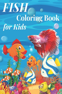 Fish Coloring Book for Kids
