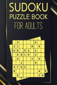 Sudoku Puzzle Book for Adults: 200 Easy to Hard Sudoku Puzzles with Solutions, Sudoku Puzzle Books Large Print, Sudoku Puzzle Books Birthday, Sudoku Puzzle Books Challenging