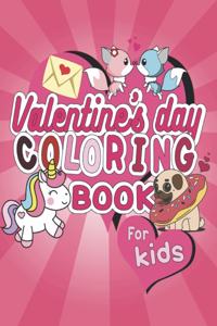 Valentine's Day Coloring Book For Kids