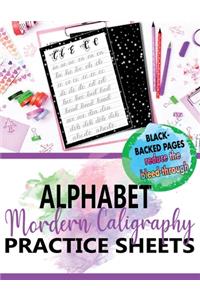 Modern Calligraphy Alphabet Practice Sheets