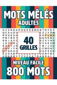 Mots Meles Adultes 40 Grilles 800 Mots
