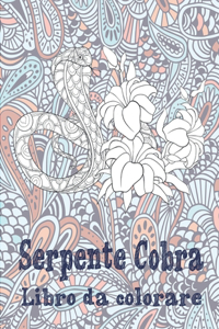 Serpente Cobra - Libro da colorare