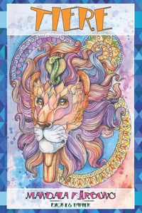 Mandala Färbung - Dickes Papier - Tiere