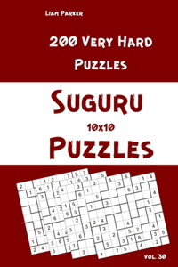 Suguru Puzzles - 200 Very Hard Puzzles 10x10 vol.30