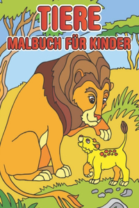 Tiere Malbuch für Kinder
