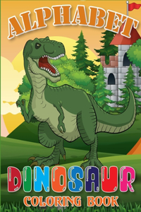 Alphabet Dinosaur Coloring Book