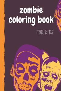 Zombie coloring book for kids