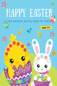 Happy Easter Dot Markers Activity Book For Kids