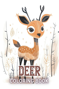 Deer Coloring Book